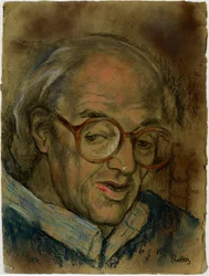 Porträt von Sir John Mortimer